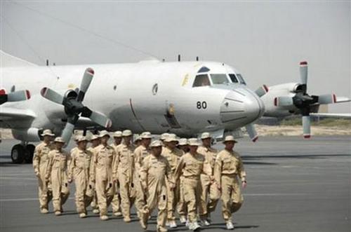 資料圖：在吉布提駐扎的日本海上自衛(wèi)隊(duì)P-3C巡邏機(jī)