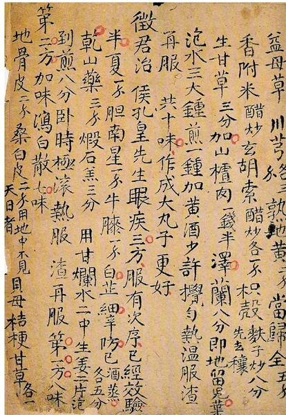 傅山 藥方書(shū)法