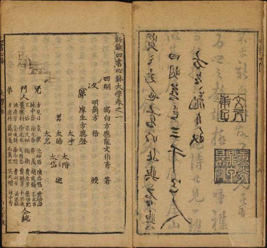 新鍥四書心鉢 ： 9卷，方應(yīng)龍， 明萬曆