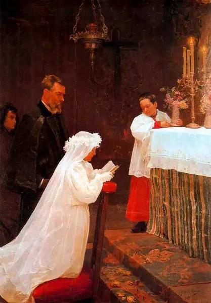 First Communion，1896