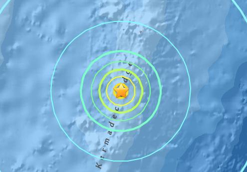 新西蘭北島東北部海域6.2級地震震源深度10公里