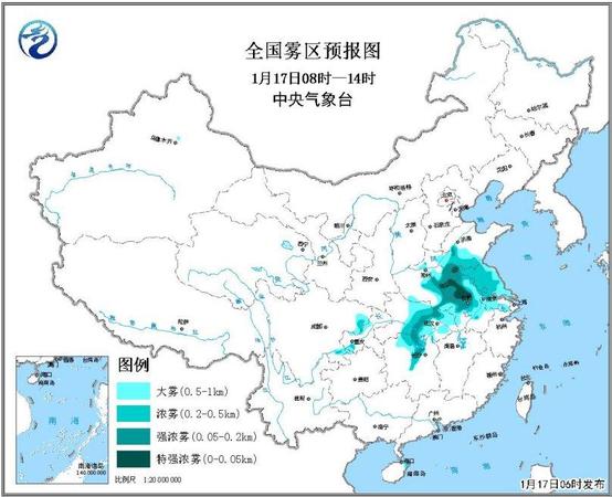 氣象臺(tái)發(fā)布大霧黃色預(yù)警 北方局地降溫超10℃