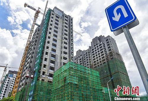 資料圖。 在建的樓盤。<a target='_blank' href='http://www.chinanews.com/'>中新社</a>記者 駱云飛 攝