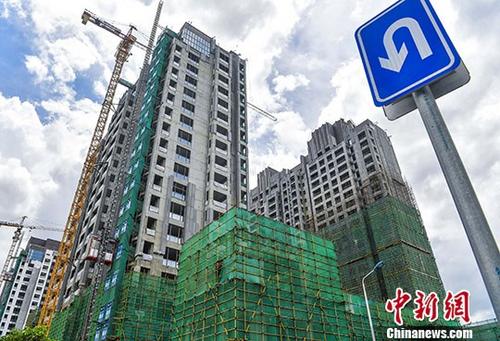 資料圖：在建樓房。 <a target='_blank' href='http://www.chinanews.com/'>中新社</a>記者 駱云飛 攝