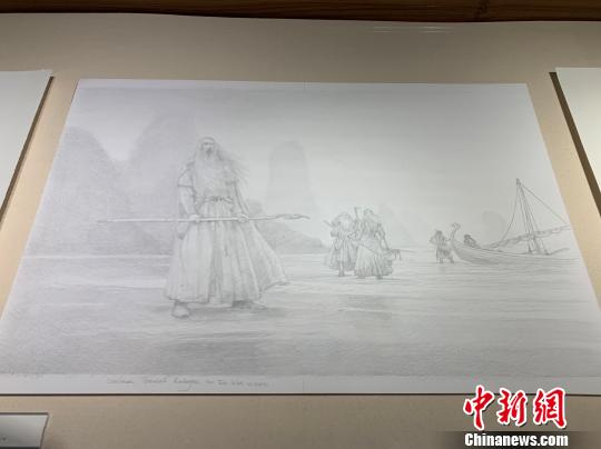 “中洲旅人——約翰·豪藝術(shù)展”?！】涤裾?攝