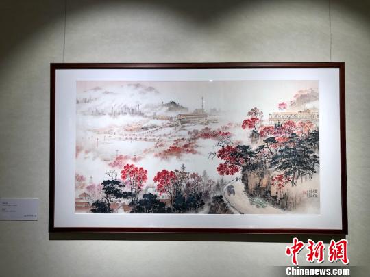 藝術(shù)館中，有錢(qián)松喦家屬授權(quán)復(fù)制的作品100多幅?！O權(quán) 攝