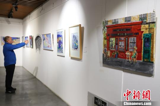 圖為展覽活動現(xiàn)場。　瞿宏倫 攝